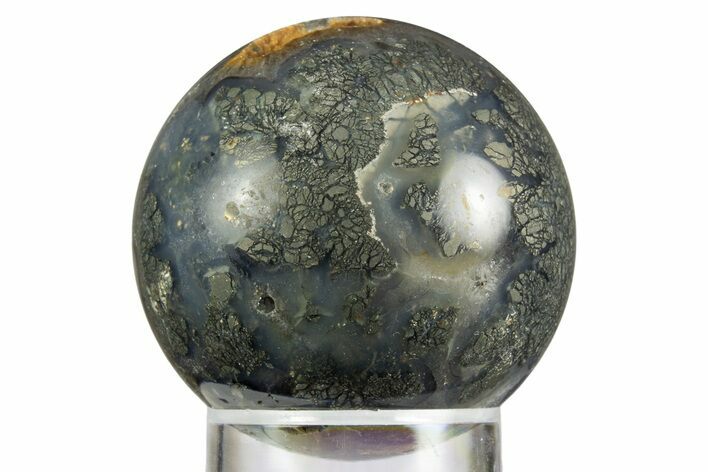 Colorful Polished Marcasite Agate Sphere - Indonesia #330226